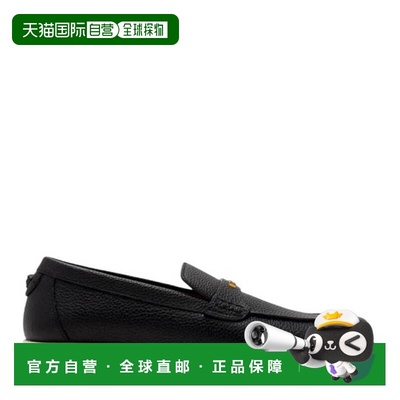 自营Versace Men's Black Giuliano Loafers - black 美国奥莱直