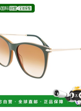 自营Victoria Beckham Acetate Women's Sunglasses - green 美国
