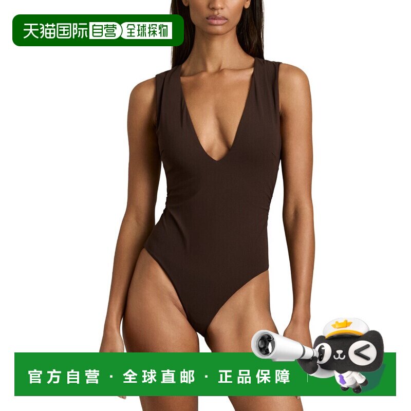自营Reiss Naomi跳水泳衣-摩卡 美国奥莱直发