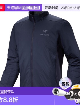 加拿大直邮始祖鸟 ATOM Jacket字母刺绣飞行员男士防水保暖棉服