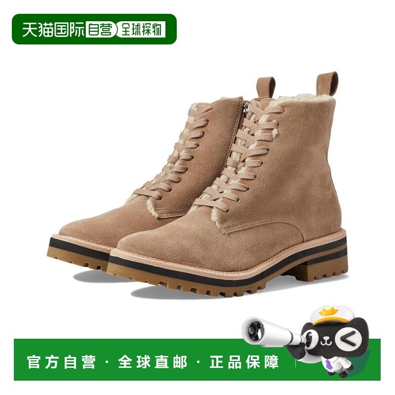 1h可退 【美国直邮】KAANAS 罗马尼亚系带战斗靴 女鞋 时装靴 杏