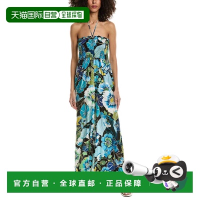 自营Johnny Was Sweetheart Silk-Blend Jumpsuit - green 美国奥
