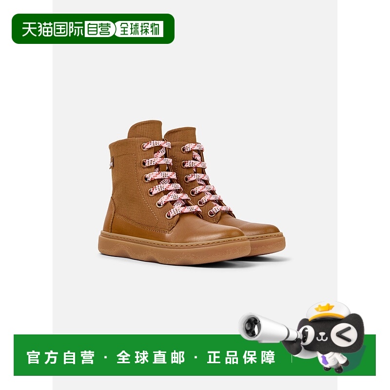 自营camper脚踝靴儿童露营儿童Kiddo儿童-棕色 美国奥莱直发