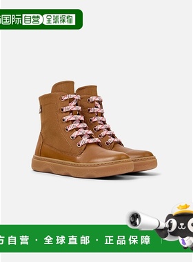 自营camper脚踝靴儿童露营儿童Kiddo儿童-棕色 美国奥莱直发