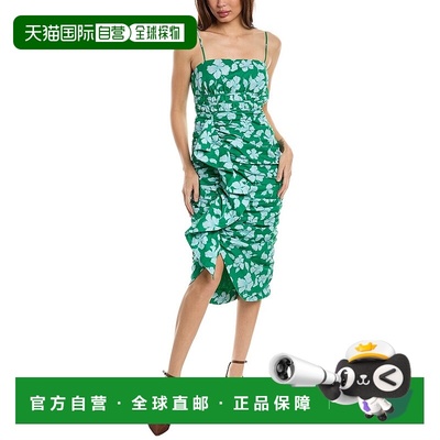 自营 AMUR Olly Sheath Dress - green 美国奥莱直发服饰连衣裙