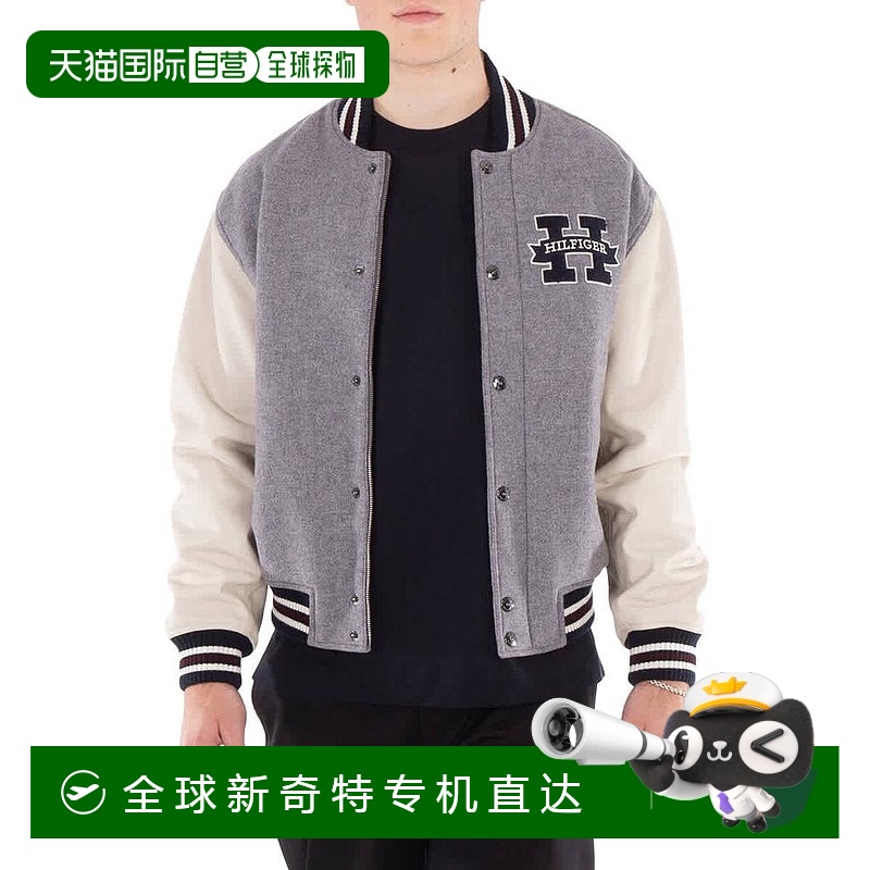 1h可退 【美国直邮】tommy hilfiger 男士 皮质外套