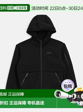 自营guessJoel Full-Zip Sweater (7-16) - black 美国奥莱直发