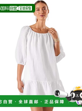 自营Women's Tommy Bahama St. Lucia Dress White Linen Blend T