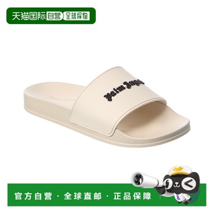 Logo New Pool Slide 美国奥莱直发 自营Palm white Angels