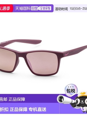 自营 Nike 男式 48 毫米红色太阳镜 - 哑光酒红色 美国奥莱直发