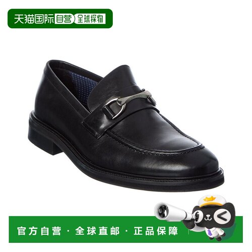 自营Donald Pliner Yuri01皮革乐福-黑色 美国奥莱直发