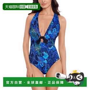 自营Magicsuit Halle One-Piece - Blue 美国奥莱直发泳衣