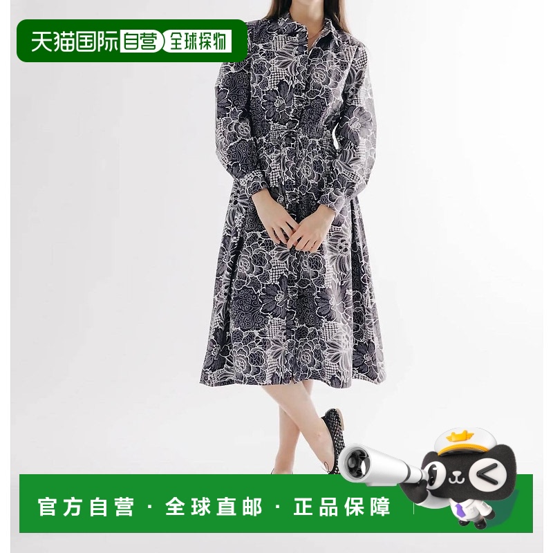 自营 love the labelLillabelle Posada 花卉印花中长连衣裙 - po