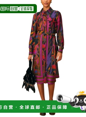 自营FARM Rio Mixed Wild Horses Black Chemise - black 美国奥