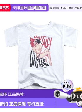 自营 gildan蝙蝠侠不稳定短袖幼儿 T 恤/T 恤 - 白色 美国奥莱直