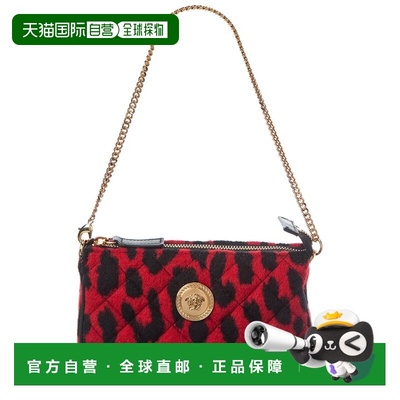 自营Versace Medusa Shoulder Bag - red 美国奥莱直发斜挎包女包
