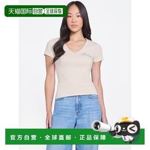 Neck Top oat 美国奥莱直 自营guessFrankie heather Heather