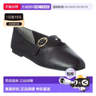 自营Stuart Weitzman Kyra Leather Mary Jane - black 美国奥莱