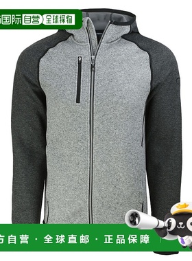 自营 cutter & buckCutter&Buck Mainsail全拉链连帽男式夹克-抛/