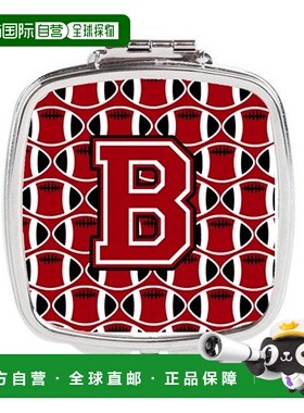 自营 Carolines Treasures CJ1073-BSCM 字母 B 足球红,正品