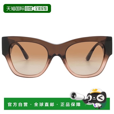 自营Versace Brown Gradient Cat Eye Ladies Sunglasses VE4415U