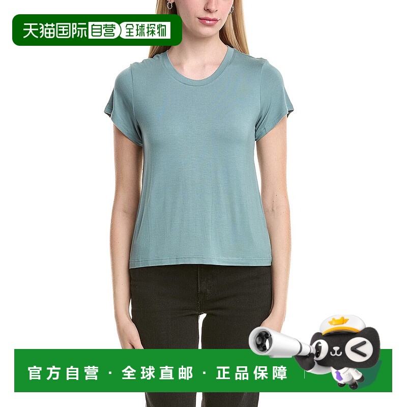 自营Splendid Knit T-Shirt - green 美国奥莱直发