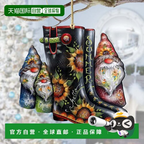 自营g. debrekhtJ. Mills-Price 设计的 Hello Summer Boots 木制