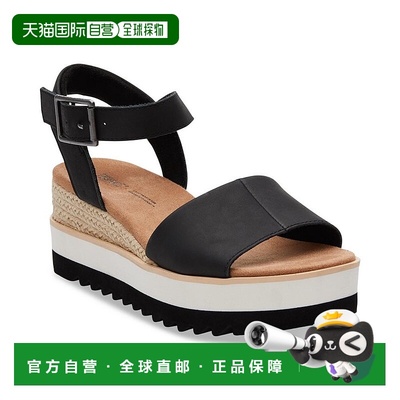 1h可退 【美国直邮】TOMS|女士黛安娜平底坡跟凉鞋