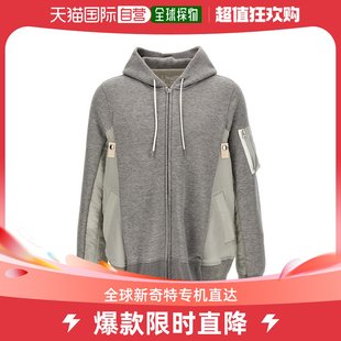 男士 运动衫 美国直邮 连帽男款 拉链帽衫 sacai