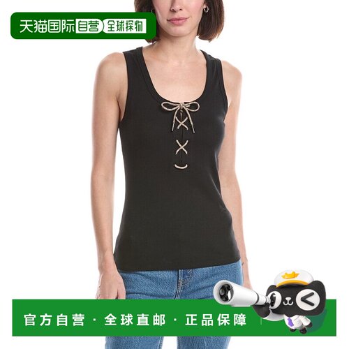 自营Burberry Ribbed Tank Top - black 美国奥莱直发