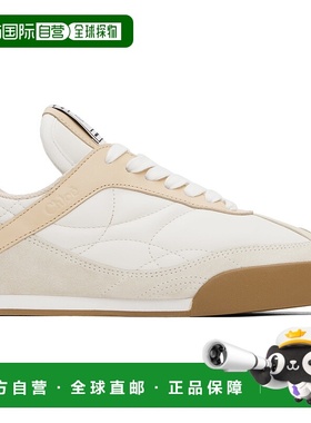 1h可退 香港直邮潮奢 Chloe 蔻依 女士 白色 Kick 运动鞋 CHC25U0