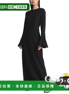 自营Lafayette 148 New York Godet Sleeve Floor Length Gown -