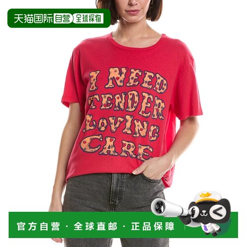 美国直邮自营mother母亲吵闹的t恤-红色 美国奥莱直发