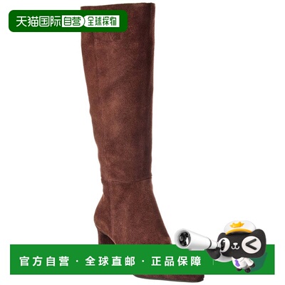 自营Dolce Vita Galina Suede Boot - Mahogany 高跟美国直发奥莱