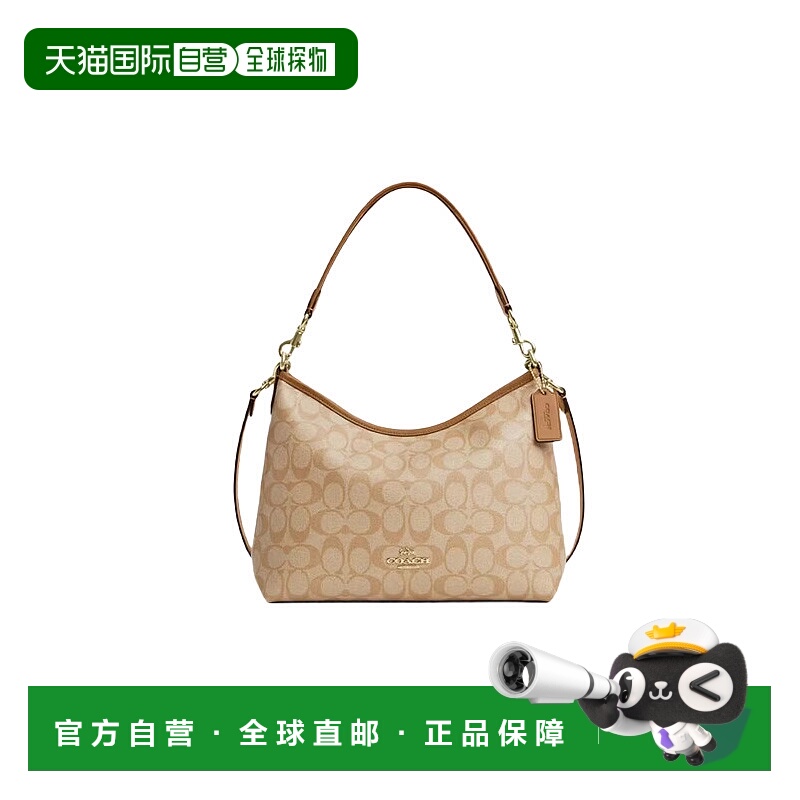 自营COACH蔻驰女士LAUREL流浪包单肩腋下包斜挎包通勤