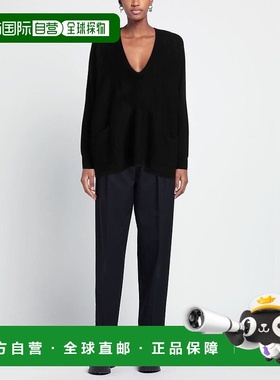 1h可退 【美国直邮】ROBERTO COLLINA 女士毛衣 V领长袖多口袋轻