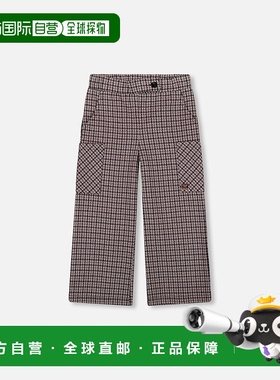 自营deux par deuxJacquard Knit Flare Pants with Houndstooth