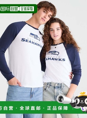 自营Aeropostale Long Sleeve Seattle Seahawks Relaxed Raglan