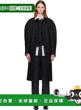 1h可退 香港直邮潮奢 Lemaire 女士 灰色插肩袖大衣 CO1122LF1319