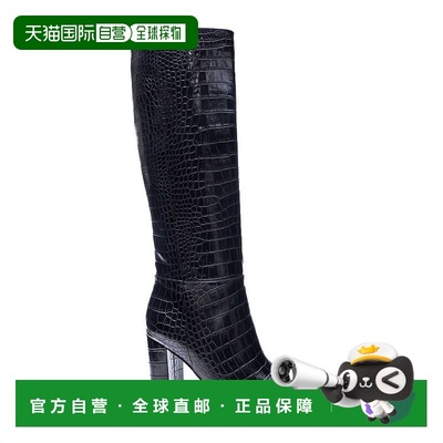 自营 chinese laundryKrafty Croco 黑色靴子 - 黑色 美国奥莱直