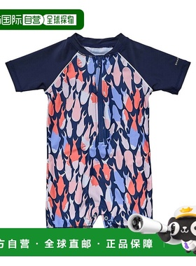 自营 Snapper Rock Fish Frenzy 防晒衣 - 蓝色 美国奥莱直发