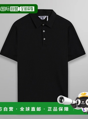 自营 members only女士大号 Polo 衫 - 黑色 美国奥莱直发