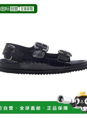 自营Freda Salvador Piper皮革凉鞋-黑色 美国奥莱直发