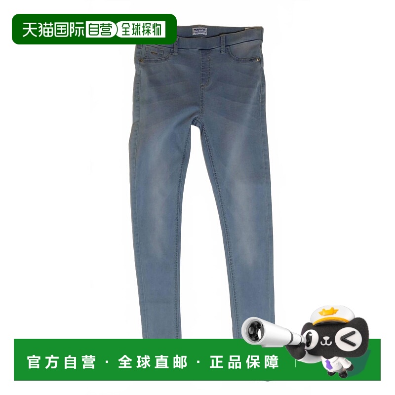 自营mayoral女孩的瘦Jegging长裤漂白-漂白 美国奥莱直发