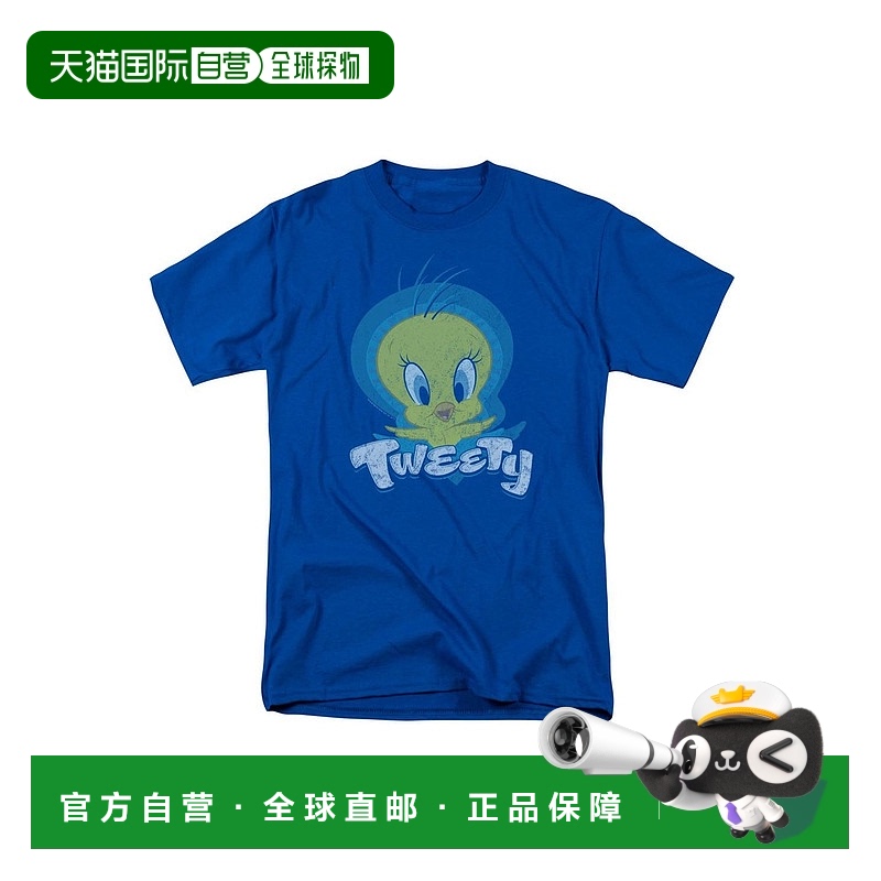 自营 gildanLooney Tunes Tweety Swirl 短袖成人 T 恤/T 恤 - 宝