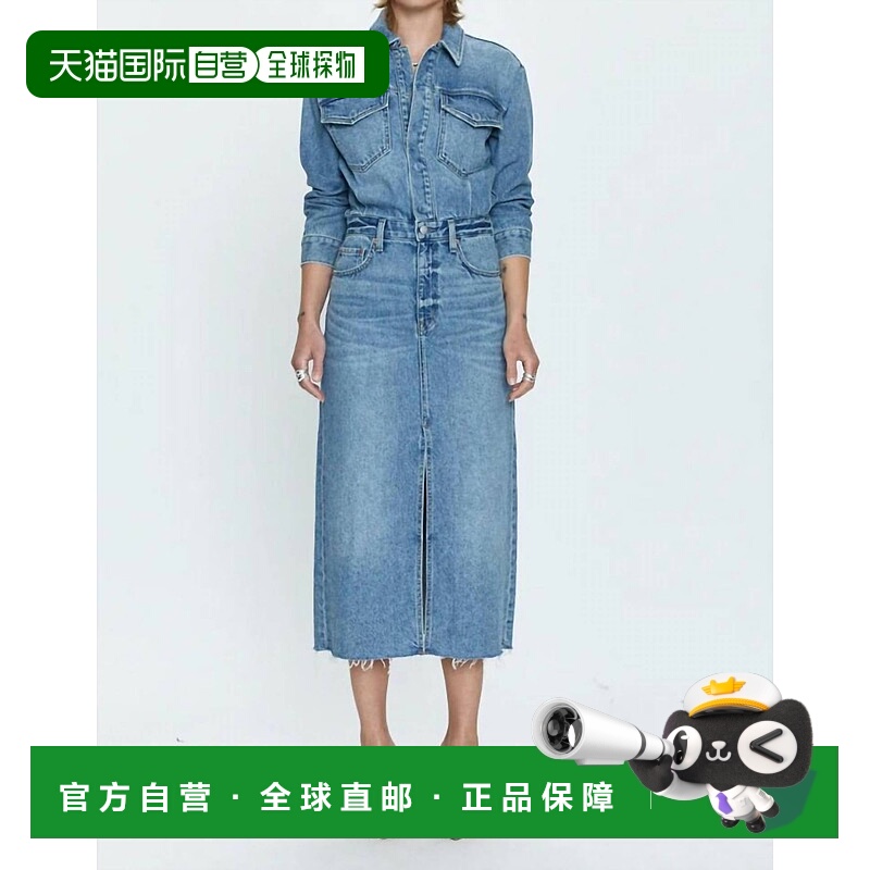 自营pistolaAmira Long Sleeve Midi Dress In Marcel - marcel