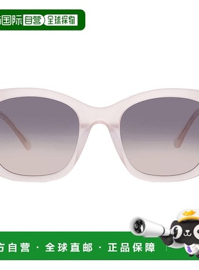 自营Calvin Klein Grey Gradient Butterfly Ladies Sunglasses C