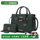 mia olive 自营 collectionMia 弗吉尼亚素食皮革女式 手提包