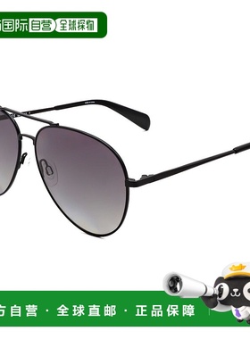 自营 rag & boneRag&Bone中性款59mm黑灰色太阳镜-黑灰色 美国奥