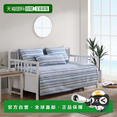自营Nautica Jettison 沙发床被子和枕套套装 - 灰色 美国奥莱直